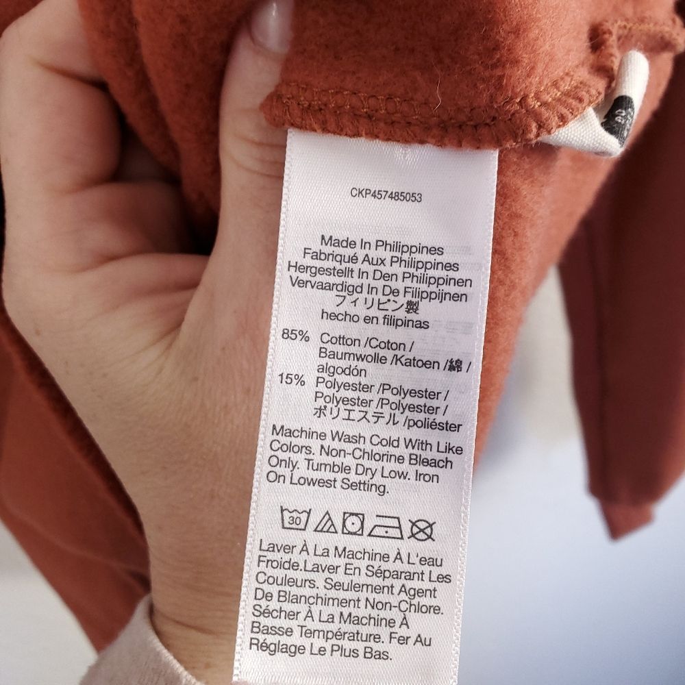 Madewell Rust Betterterry Relaxed Turtleneck Boxy… - image 8